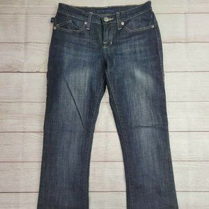 Rock & Republic Kasandra Women's Size 6M Blue Dark Wash Denim Mid Rise Jeans